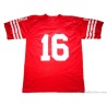1979-92 San Francisco 49ers (Montana) No.16 Retro Home Jersey