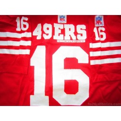 1979-92 San Francisco 49ers (Montana) No.16 Retro Home Jersey