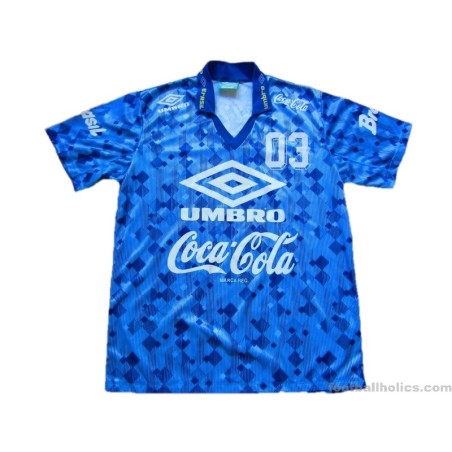 1991-93 Brazil Player Issue Training Shirt