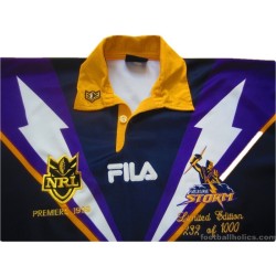 1999 Melbourne Storm Limited Edition 'Premiers' Pro Home Shirt