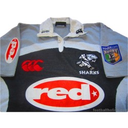 2001-03 Sharks Pro Home Shirt