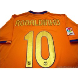 2006-08 FC Barcelona Ronaldinho 10 Away Shirt