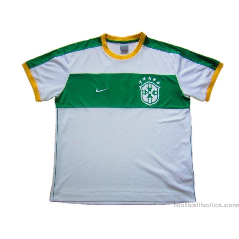 2006-08 Brazil Ronaldinho 10 Home Shirt