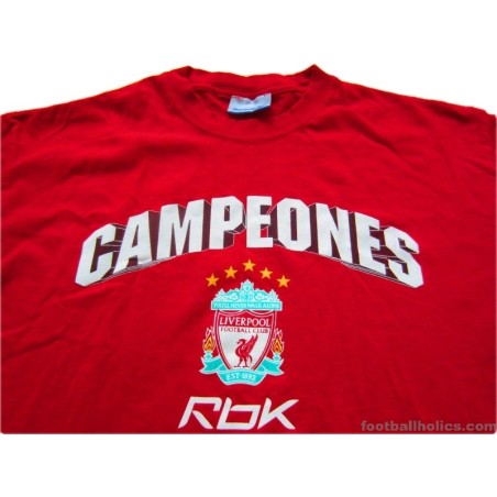 2005 Liverpool 'Campeones' Champions League Final T-Shirt
