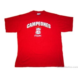 2005 Liverpool 'Campeones' Champions League Final T-Shirt