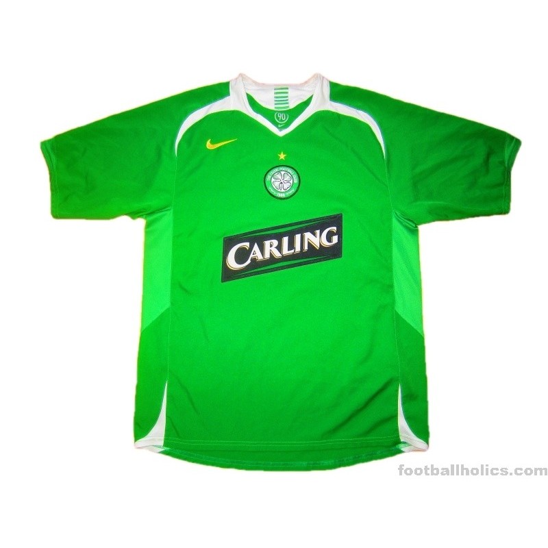 2005/06 Celtic Away Champions League Football Shirt Sutton #9