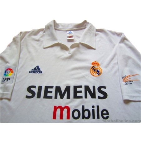 2002-03 Real Madrid Centenary Home Shirt