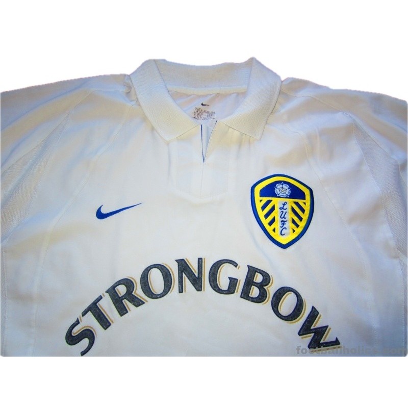 2002-03 Leeds United (Bridges) No.8 Home Shirt