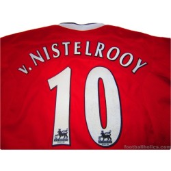 2004-06 Manchester United van Nistelrooy 10 Home Shirt