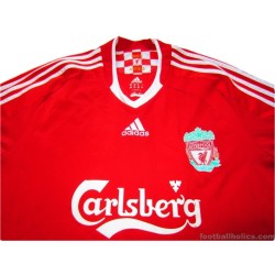 2008-10 Liverpool Gerrard 8 Home Shirt