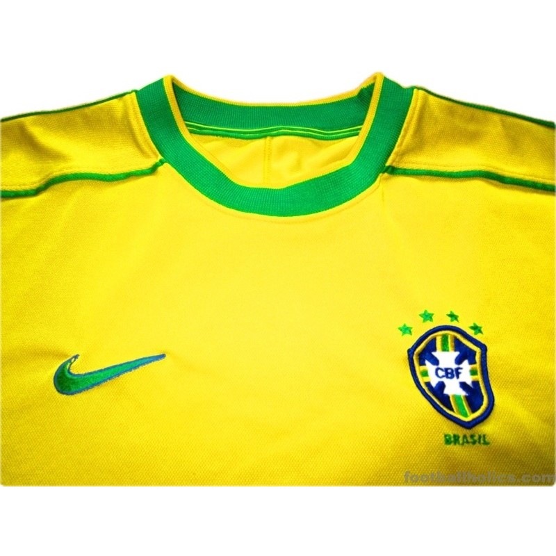 1998-00 Brazil Home Shirt
