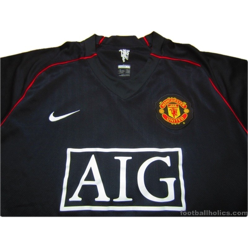 2007-08 Manchester United Away S/S No.7 RONALDO EPL 07-08 Premier League  jersey