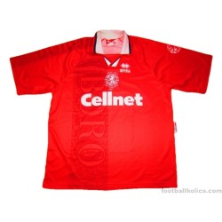 1997 Middlesbrough 'Coca Cola Cup Finalists' Home Shirt