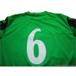 2010-11 Ashfield Match Worn No.6 Home Shirt