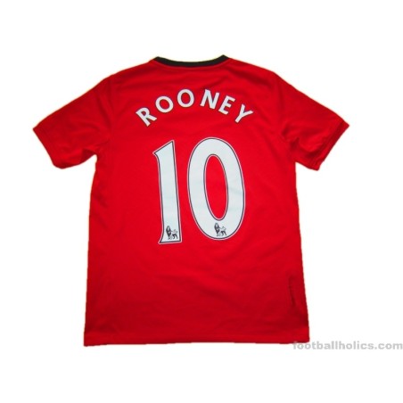 2009-10 Manchester United Rooney 10 Home Shirt