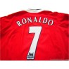 2004-06 Manchester United Ronaldo 7 Home Shirt