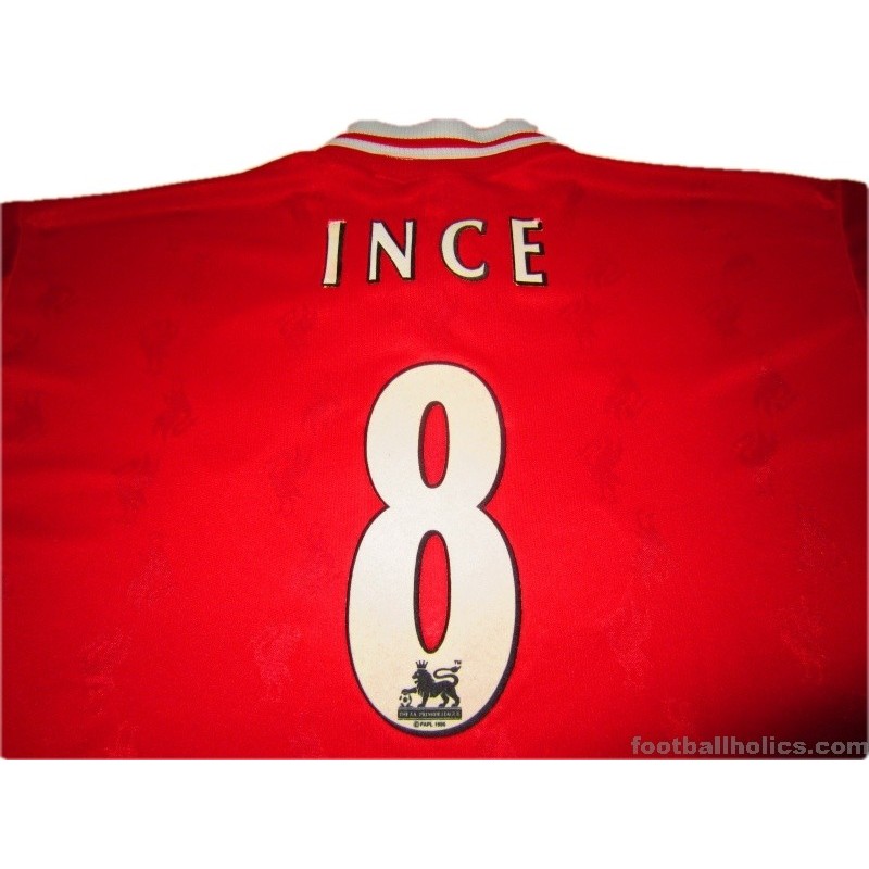 1997-98 Liverpool Ince 8 Home Shirt