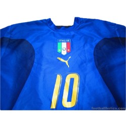2006 Italy Totti 10 Home Shirt