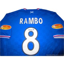 2009-10 Rangers Rambo 8 Home Shirt