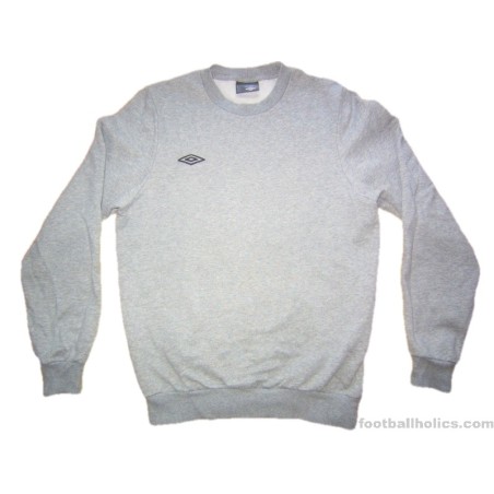 2013-15 Umbro Gray Crew Neck Sweatshirt
