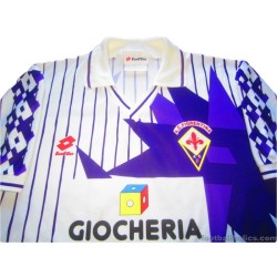 1991-92 Fiorentina Match Worn No.11 Away Shirt