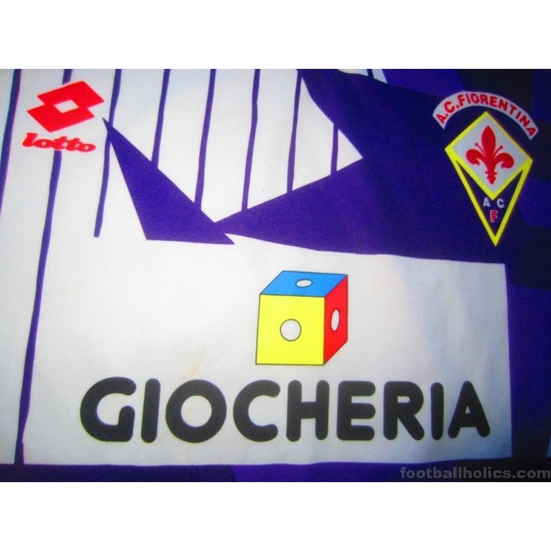 Match worn/issued Fiorentina away shirt 1991-1992 by #18