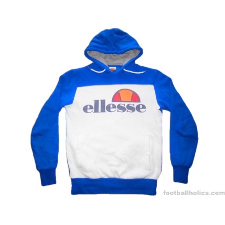 2016 Ellesse Agroppi White Blue Hoodie