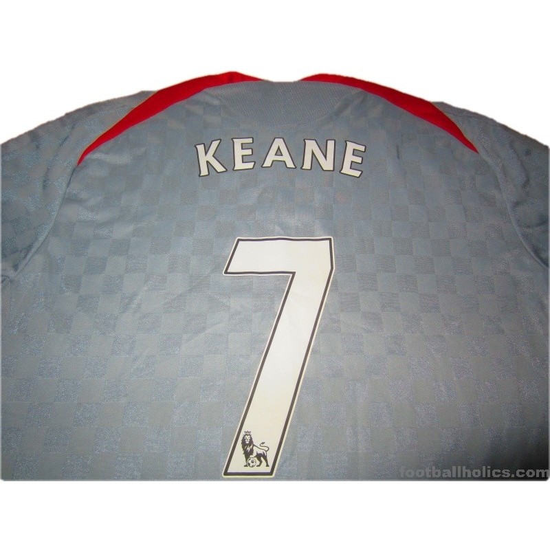2008-09 Liverpool Keane 7 Away Shirt