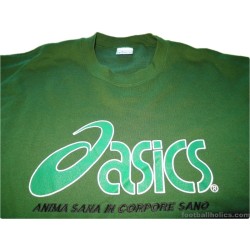 1992-94 Asics Green Crew Neck Sweatshirt