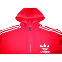 2009 Adidas Originals 'Trefoil' Red Hoodie