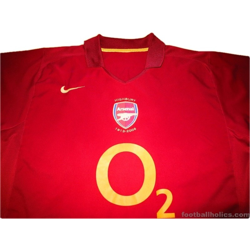 Arsenal best sale jersey highbury