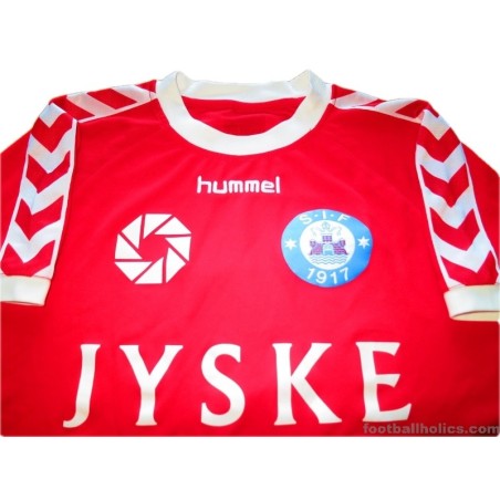 2005-06 Silkeborg IF Match Issue (Degn) No.7 Home Shirt