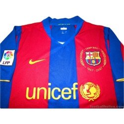 2007-08 FC Barcelona 'Camp Nou' Home Shirt