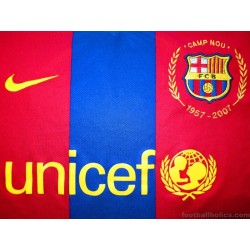 2007-08 FC Barcelona 'Camp Nou' Home Shirt