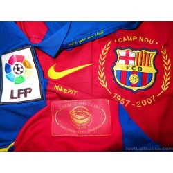 2007-08 FC Barcelona 'Camp Nou' Home Shirt