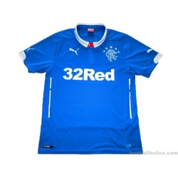 2014-15 Rangers Home Shirt