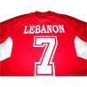 2012-14 Lebanon Match Issue No.7 Home Shirt