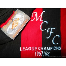 1967-68 Manchester City 'League Champions' Retro Away Shirt
