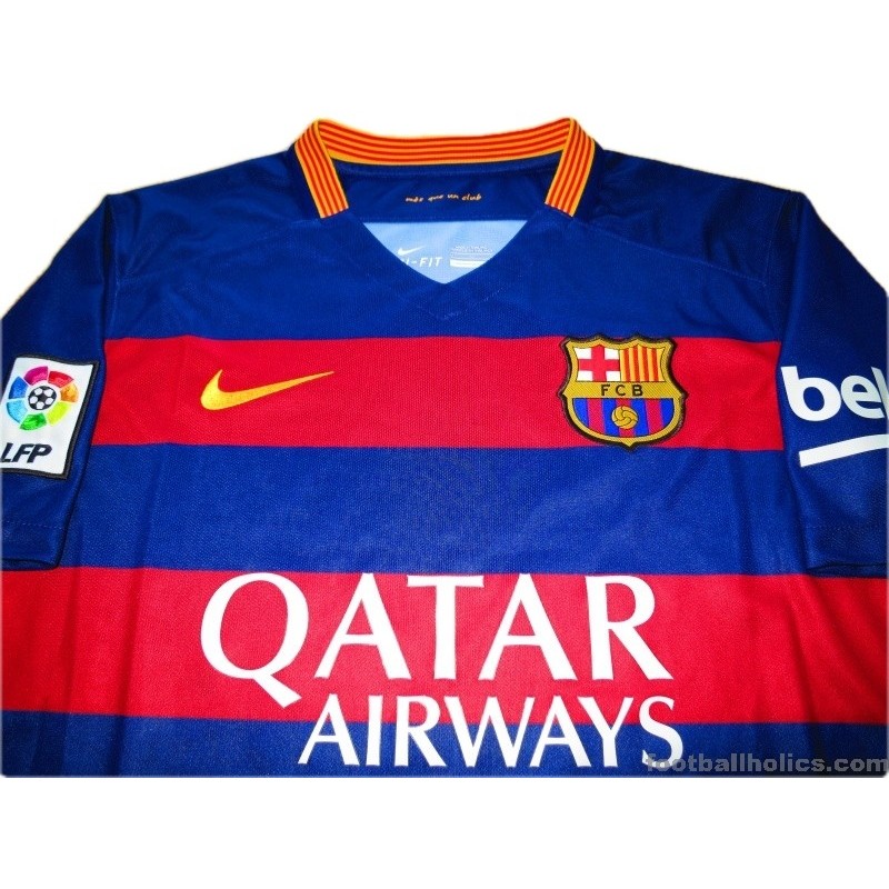 2015-16 FC Barcelona Home Shirt