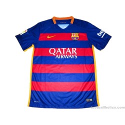 2015-16 FC Barcelona Home Shirt