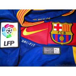 2015-16 FC Barcelona Home Shirt