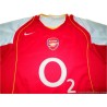 2004-05 Arsenal Home Shirt