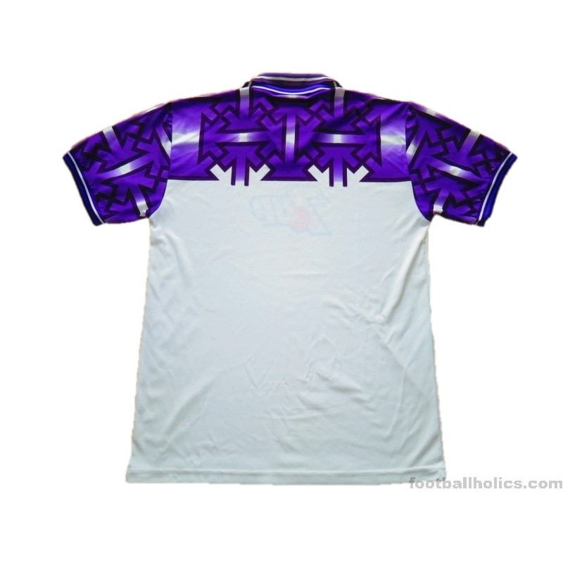 finekeys Retro Fiorentina Away Soccer Football Jersey 1992/1993 Men Adult Batistuta #9 M / Batistuta #9