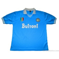 1987-88 Napoli Maradona 10 Retro Home Shirt
