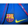 2011-12 FC Barcelona Home Shorts