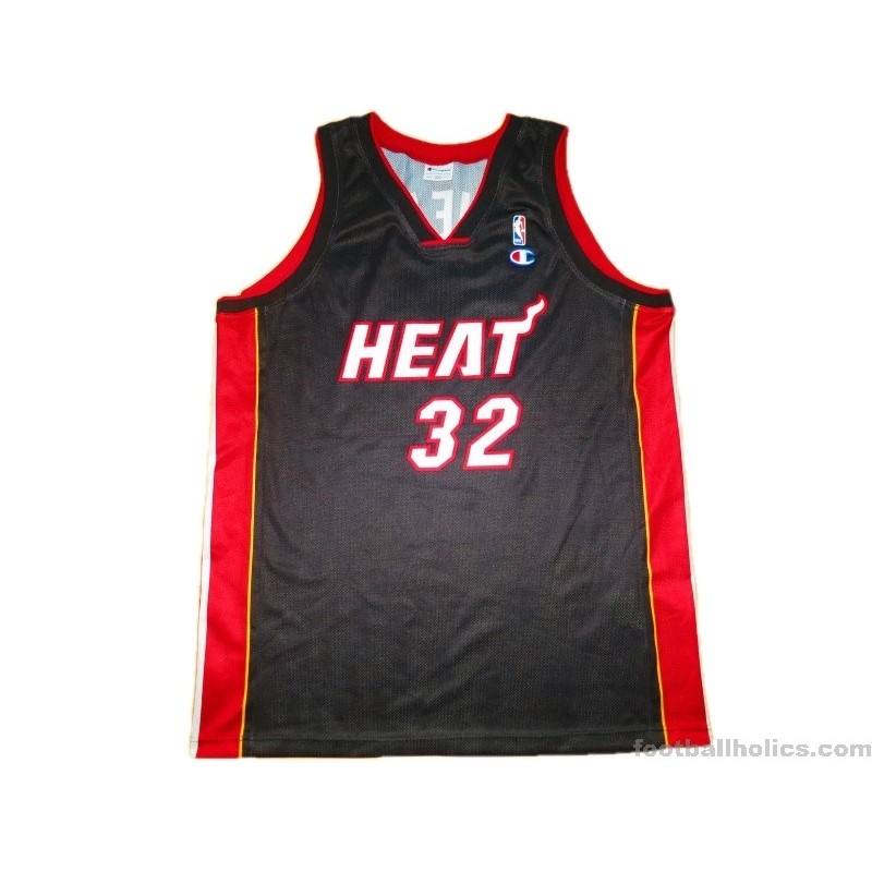 Men's Mitchell & Ness Shaquille O'Neal Black Miami Heat 2005-06 Hardwood  Classics Swingman Jersey 