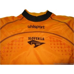 2002-03 Slovenia Player Issue Goalkeeper Shirt