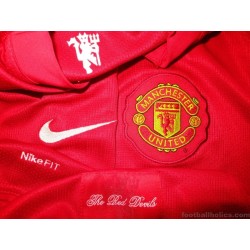 2007-09 Manchester United Giggs 11 Home Shirt