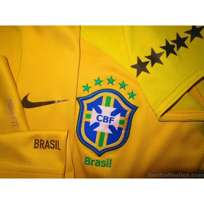Nike Brazil 2008-09 Pre-Match Training Jersey Shirt Men's Sizes BNWT  Deadstock