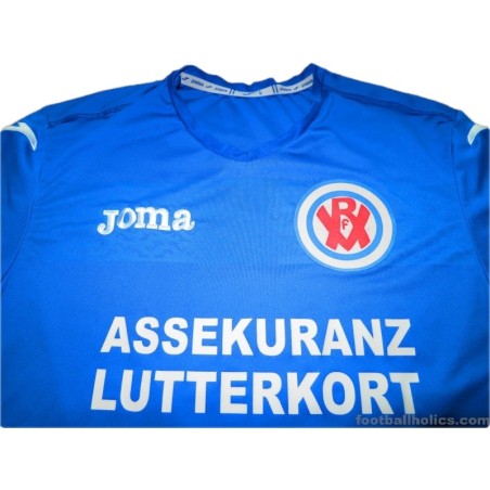 2014-15 VfR Mannheim Match Worn No.16 Home Shirt